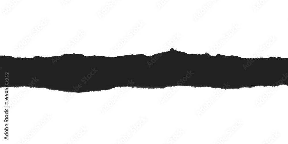 Poster a dark gray horizontal shape against a black background with a slightly uneven edge and some noise