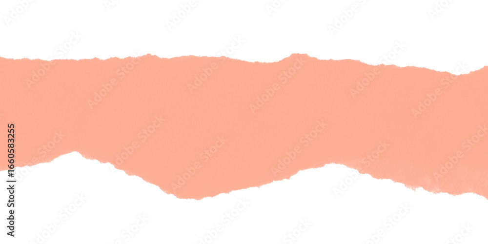 Poster abstract salmon colored blob with pixelated edges on a black background in a simple composition