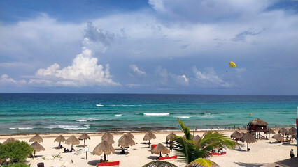 Obraz premium Delphines Bay - Cancun 
