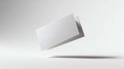 Elegant Gray Business Card Mockup Minimalist Design Template For Branding And Marketing. Clean Corporate Identity Presentation With Subtle Pattern