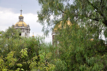 Cidade del Mexico skyline view from Guadalupe church