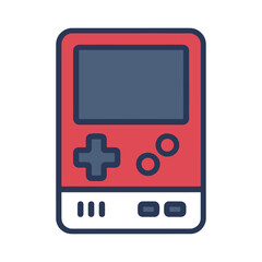 retro console flat icon color vector on white background
Vector color flat icon on white background