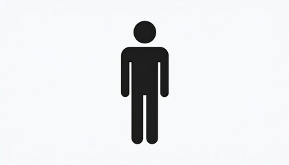 Simple stylized person graphic