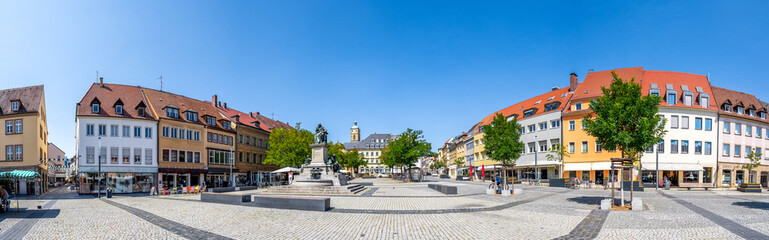 Obraz premium Marktplatz, Schweinfurt, Bayern, Deutschland 
