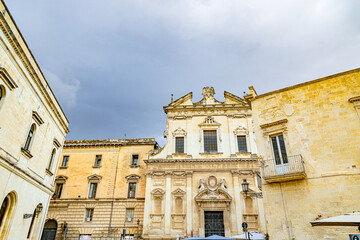 Fototapeta premium Lecce in Apulia Puglia region of south italy