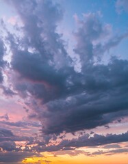 Obraz premium Dramatic sunset cloudscape (1)