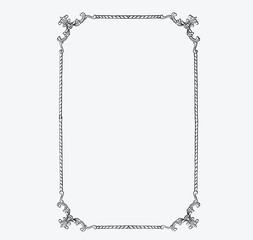 Vintage baroque frame. Invitation frame.