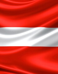 Obraz premium Waving flag with horizontal stripes