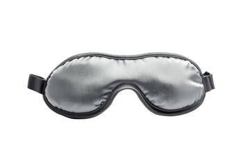 Eye cover sleep mask isolated on transparent background