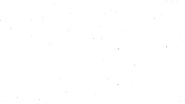 Realistic starry night sky with a multitude of glowing stars and constellations. Deep outer space background illustration for science, astronomy, and cosmic themes. On a transparent background.