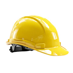 Fototapeta premium Safety First with a Vibrant Yellow Hard Hat for Construction and Industrial Use, Promoting Workplace Protection and Compliance, Essential Gear for Professionals, Durable and Visible