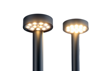 Modern smart light isolated on transparent background