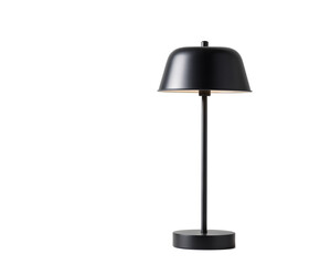 Obraz premium Black lamp on a transparent background