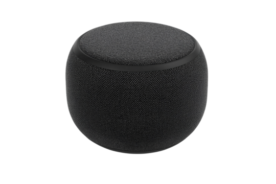 Wireless smart speaker isolated on transparent background