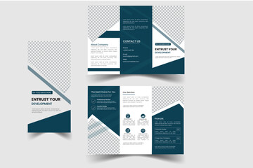 Business Overview Corporate Trifold Brochure.