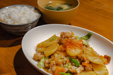 Japanese dinner / 和風晩御飯セット
