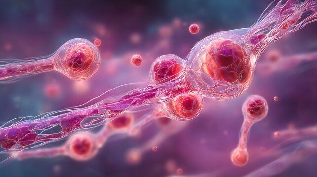 Scleroderma connective tissue autoimmune disorder visualization systemic disease clean medical illustration