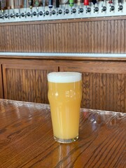 Hazy IPA Beer on a Bar