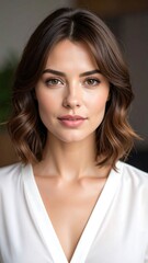 Woman, portrait, confident