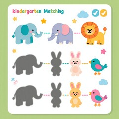 Fototapeta premium set of animals