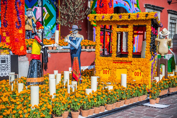 Conmemoración de Día de Muertos en México.