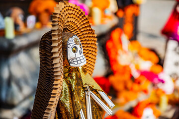 Conmemoración de Día de Muertos en México.