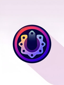 unlink gradient icon