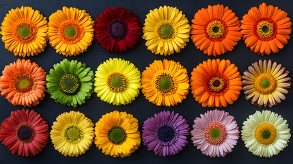 A vibrant floral background bursts with yellow and red sunflowers and other colorful blossoms, evoking a feeling of summer's beauty and bright, blooming fields