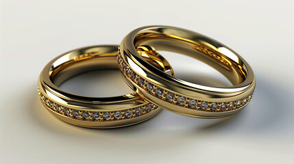 Close Up of Wearing Wedding Rings