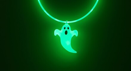 Glow stick Halloween necklace