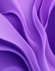 Obraz premium Abstract purple swirls, flowing, smooth, and glossy, creating a dynamic, almost liquid-like effect with varying shades of purple. Depth is suggested by the overlapping curves