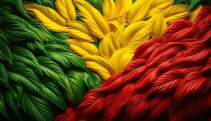 green yellow and red reggae background with a vibrant and tropical feel reggae music jamaican dancehall background