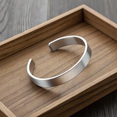 Blank Cuff Bracelet Jewellery Mockup