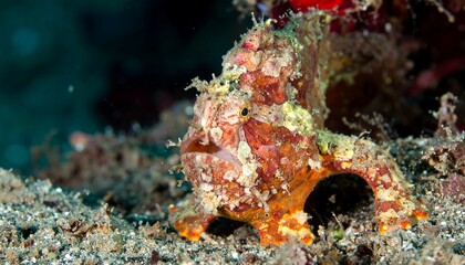 Close-up of a colorful fish
