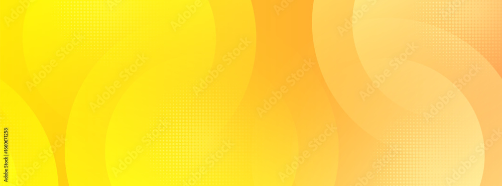 Poster vibrant yellow and orange abstract background with soft curves and gradients for a warm and inviting