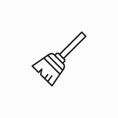 toilet brush cleaning icon sign vector
