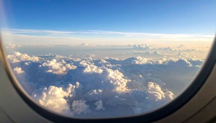 High-altitude view of clouds