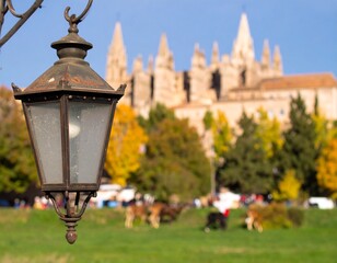 traveler, vintage camera, autumn mountains, warm tones, photography travel