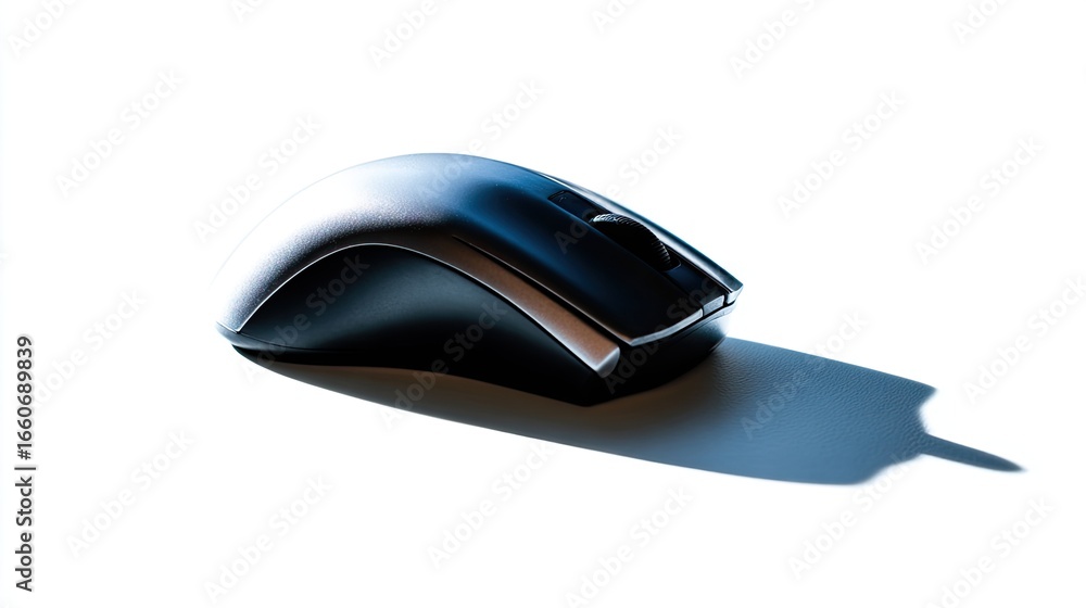 Fototapete sleek computer mouse on white background professional product shot high resolution image modern tech
