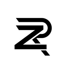 Abstract Logo Letter ZR Design