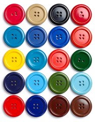 Colorful buttons in a grid pattern