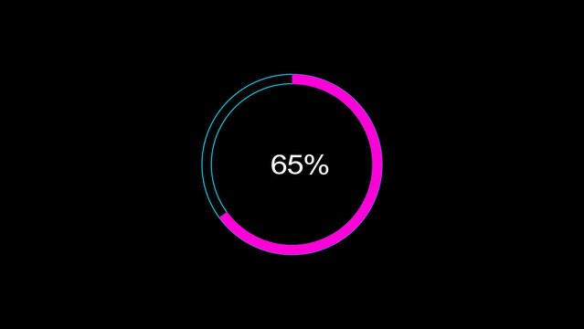 A dynamic circle loading animation, and on a white background, is loading from .	
