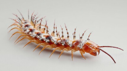 Close-up of a segmented insect