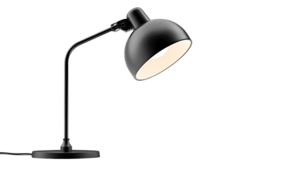 Black desk lamp