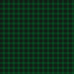 Green, Black Tartan Weave Pattern - Tile