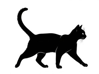 black cat silhouette