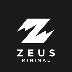 Zeus Minimal Monogram Logo Concept Design