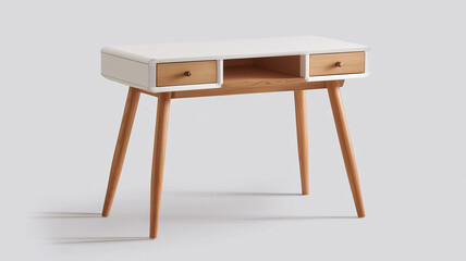 Small desk with drawers and legs
