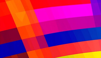 Fototapeta premium Vibrant, abstract, geometric design