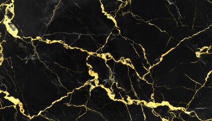 Abstract black and gold marble texture